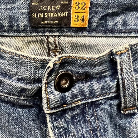 J Crew Slim Straight Demin Jeans - Picture 3 of 5